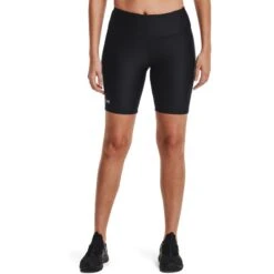 Under Armour Women's HeatGear® Armour Bike Shorts Black / White