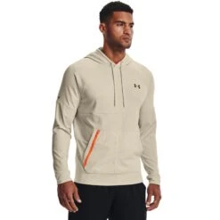 Under Armour Men's Rush All Purpose Hoodie Stone / Black