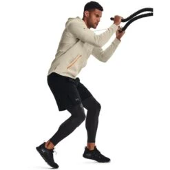 Under Armour Men's Rush All Purpose Hoodie Stone / Black -Featured Sports Equipment Store s7.v5 1370450 279 fsf