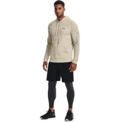 Under Armour Men's Rush All Purpose Hoodie Stone / Black -Featured Sports Equipment Store s7.v5 1370450 279 fsfadd