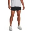 Under Armour Men's Launch Split Perf Shorts Black / Reflective -Featured Sports Equipment Store s7.v5 1377813 001 fc