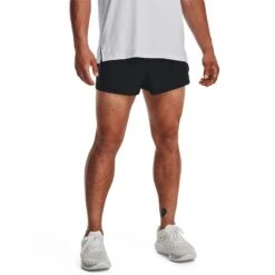 Under Armour Men's Launch Split Perf Shorts Black / Reflective
