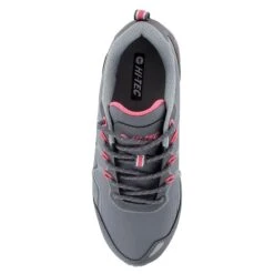 Hi-Tec Women's Stinger Waterproof Hiking Shoes Graffute / Chiaccio / Pink -Featured Sports Equipment Store stinger wp womens o010138 051 ds