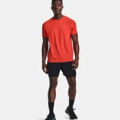 Under Armour Men's Iso-Chill Run 2-in-1 Shorts Black / Black / Reflective -Featured Sports Equipment Store v5 1364858 001 fsf
